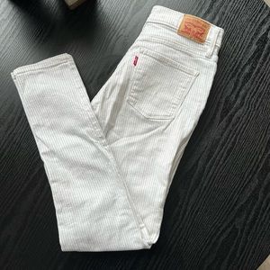 Levi 311 pinstriped jeans
